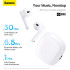 Навушники BASEUS CN Bowie WX5 True Wireless Earphones |BT5.3, 40/400mAh,ENC, 6.5h|