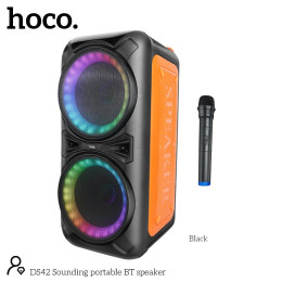 Акустика-караоке Hoco Sounding BT speaker DS42 |BT5.0, TWS, AUX/USB/TF/FM, 30W|