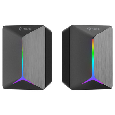 Акустика для ПК Meetion Wired Meetion Speaker MT-SP2011 |AUX+USB, 3W*2, RGB|