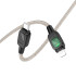 Кабель HOCO Stone PD silicone intelligent power-off charging data cable U124 |1m, 27W|