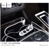 Адаптер автомобільний Hoco with LCD 3 in one Z13 |2USB, 2.1A|
