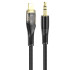 Кабель HOCO 3.5 mm to lightning Transparent Discovery Edition Digital audio conversion cable UPA25 |1M|