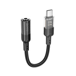 Перехідник HOCO Spirit transparent digital audio converter Type-C to 3.5mm LS37 |15cm, DAC|