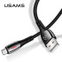 Кабель Usams Micro USB Smart Power-off u-Tone series US-SJ346 |1.2m, 2A|