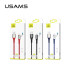 Кабель Usams Micro USB Smart Power-off u-Tone series US-SJ346 |1.2m, 2A|