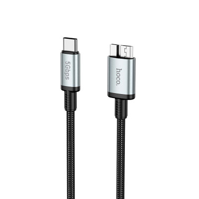 Кабель HOCO Type-C to Micro USB 3.0 excellent speed cable US10 |0.5m, 5Gbps|
