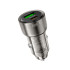 Адаптер автомобільний HOCO Spacious car charger Z52 |1USB/1Type-C, 38W/3A, PD/QC|