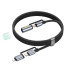 Кабель Hoco All-in-one charging data cable c / iP to C / LED light U138 |1.2m, PD27/60W|