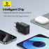 Адаптер мережевий Baseus Cube Fast Charger |1USB/1Type-C, 30W/3A, PD/QC|