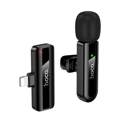 Мікрофон HOCO Lightning Fair wireless microphone L20 |2.4G, 5-15m, 3-4h|