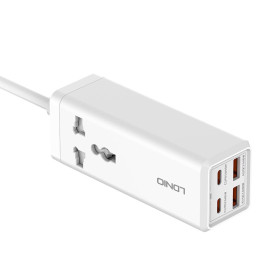 Подовжувач мережевий Ldnio SC1418 |2USB/2Type-C, 1Sockets. QC/PD, 65W/10A, 2m EU Plug| Подовжувач мережевий Ldnio SC1418 |2USB/2Type-C, 1Sockets. QC/PD, 65W/10A, 2m EU Plug|