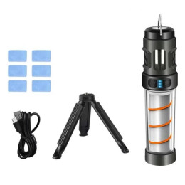 Кемпінгова лампа 3в1 лампа + ліхтарик + захист від комарів AH06 |Type-C, ip44|