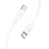 Кабель Hoco Type-C to Type-C Magic silicone PD charging data cable X87 |1m, 60W, 3A|