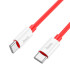 Кабель Hoco Type-C to Type-C Magic silicone PD charging data cable X87 |1m, 60W, 3A|