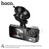 Відеореєстратор HOCO DI60 World three-screen simultaneous display driving recorder (wifi version) |720p front/480p rear/480p inner|