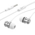 Навушники BOROFONE Platinum metal universal earphones with microphone BM75 |1.2m, Hi-Fi|