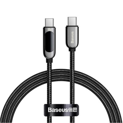 Кабель Baseus Display Fast Charging Data Cable Type-C to Type-C |1m, 100W/5A|