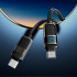 Кабель Hoco Type-C to Type-C Line charging data cable with display U137 |1.2m, 60W/3A|