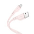 Кабель Hoco Micro USB Crystal color silicone charging data cable X97 |1m, 2.4A|