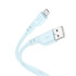 Кабель Hoco Micro USB Crystal color silicone charging data cable X97 |1m, 2.4A|