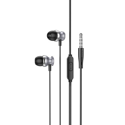 Навушники HOCO Fountain metal universal earphones with microphone M106
