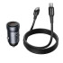 Адаптер автомобільний HOCO C to C cable Energy single port PD car charger Z62A |1Type-C, 30W/3A, PD/QC|