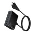 Адаптер мережевий HOCO Modern PD 6-port desktop charger C150A |1USB/5Type-C, 45W/3A, PD/QC|