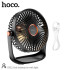Вентилятор HOCO Cool desktop fan with light DF12 |5 speed, Abbient Light, 10h|