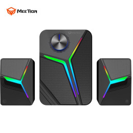 Акустика для ПК Meetion Wired+Bluetooth Meetion Speaker MT-SP2111 |BT5.0/AUX+USB, 15W, RGB|