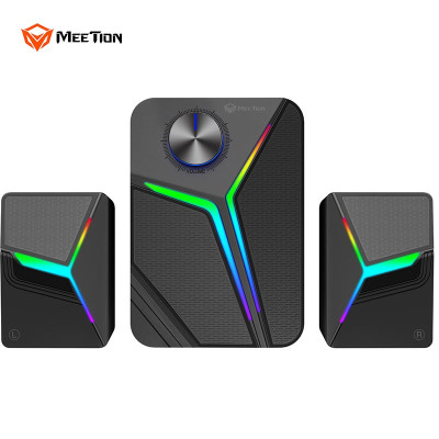 Акустика для ПК Meetion Wired+Bluetooth Meetion Speaker MT-SP2111 |BT5.0/AUX+USB, 15W, RGB|