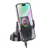 Тримач HOCO Traveler infrared RGB wireless fast charging Car holder (center console) HW27 |15W|