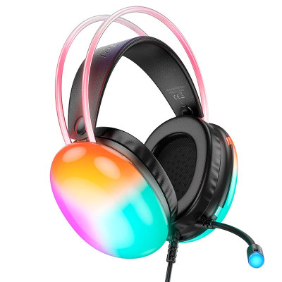Навушники Hoco rich channel gaming headphones RGB W109 Plus |USB7.1, 2m|