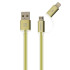 Кабель combo Micro USB + Lightning REMAX Aurora RC-020t