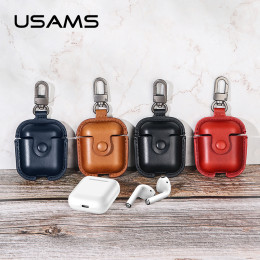 Чохол USAMS Шкіряний For Airpods US-BH475