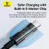 Кабель Baseus Gem Fast-Charging Data Cable USB-C to USB-C |100W, 1m|