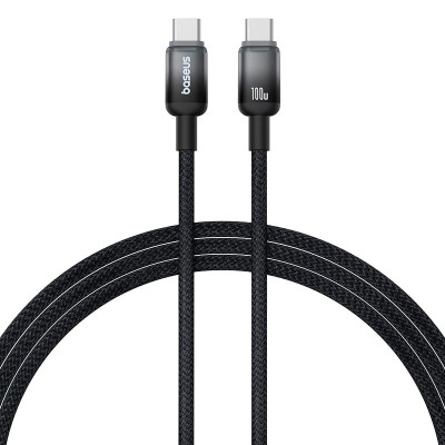 Кабель Baseus Discolor Series Fast Charging Cable USB-C to USB-C |100W, 1m|