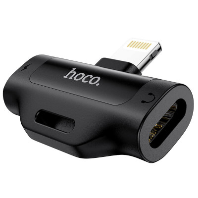 Перехідник HOCO Dual Lightning digital audio converter LS31 |2A|