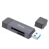 Перехідник HOCO Spirit 2-in-1 USB / Type-C 2.0 Card reader HB45 |480Mbps, 2TB Max|
