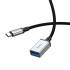 Кабель Hoco Type-C male to USB female USB 3.0 excellent speed extension cable US10 |0.5m, 5Gbps, OTG