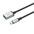 Кабель Hoco Type-C male to USB female USB 3.0 excellent speed extension cable US10 |0.5m, 5Gbps, OTG