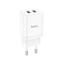 Адаптер мережевий HOCO Maker dual port charger N25 |2USB, 2.1A| Адаптер мережевий HOCO Maker dual port charger N25 |2USB, 2.1A|