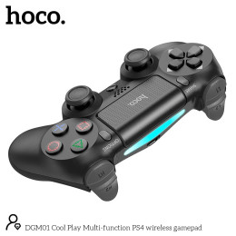 Ігровий контролер HOCO Cool Play Multi-function PS4 бездротовий gamepad DGM01 |6 axis Gyroscope|