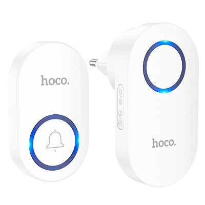 Дверний дзвоник HOCO wireless doorbell HI25 |6 month, 20m|
