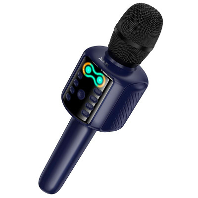 Караоке мікрофон HOCO Shine karaoke microphone L24 |BT5.4, USB/TF/AUX, RGB|