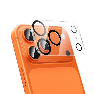 Захисне скло для камери iPhone 17 Pro Max HOCO 3D all inclusive night shooting circle lens glass set (25PCS) (G13)