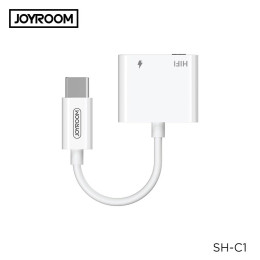 Перехідник JOYROOM Ben Series Type-C to HIFI + PD Audio Converter SH-C1 (2019) |3A|
