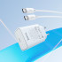 Адаптер мережний HOCO Type-C to Type-C Benefit single port charger set C143A |1Type-C, 3A/20W, PD/QC|