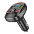 Адаптер автомобільний HOCO Pole BT FM transmitter E76 |2USB/1Type-C, 45W/3A, PD/QC|