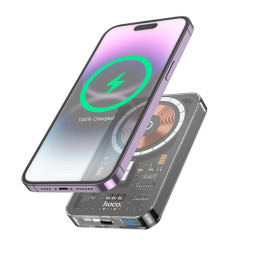 УМБ HOCO Ice Crystal magnetic fast charging power bank Q14 5000mah |Type-C, QC/PD, 20W/3A|