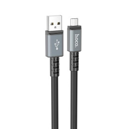 Кабель Hoco Micro USB Strength charging data cable X85 |1m, 2.4A|